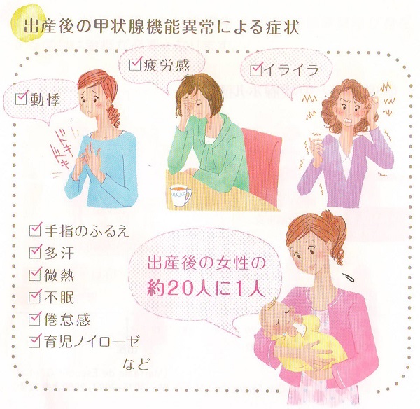 出産後と甲状腺 出産後と甲状腺