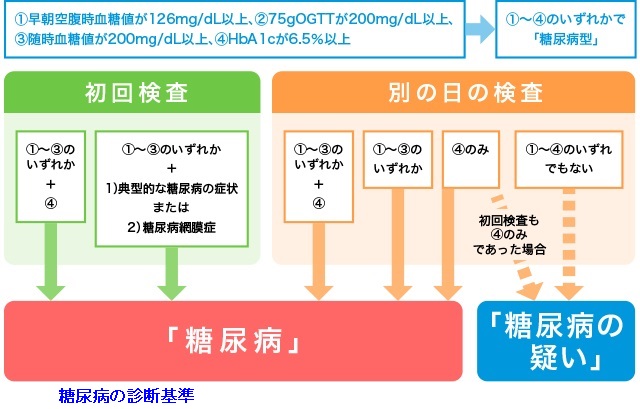 糖尿病の診断基準 糖尿病の診断基準