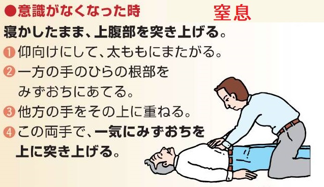 窒息 意識が無くなった時 窒息 意識が無くなった時