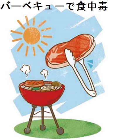 バーベキューでサルモネラ食中毒 バーベキューでサルモネラ食中毒