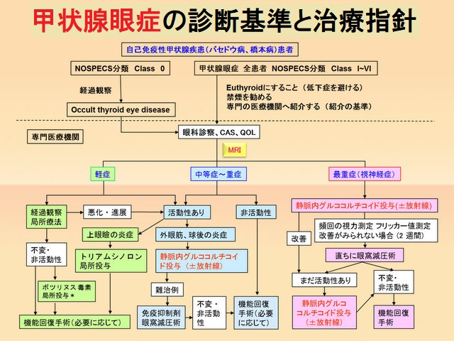 甲状腺眼症の診断基準と治療指針 甲状腺眼症の診断基準と治療指針