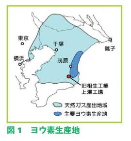 ヨウ素生産地 ヨウ素生産地