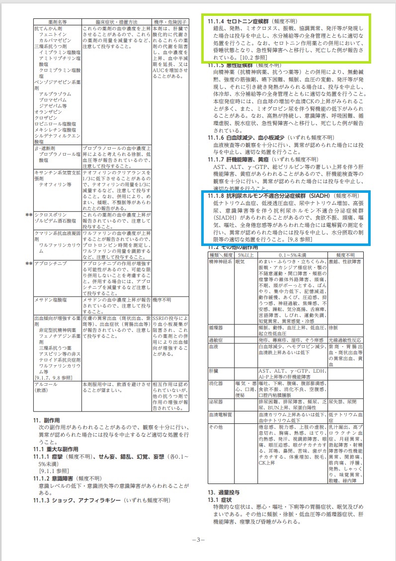 フルボキサミン 添付文書3 フルボキサミン 添付文書3