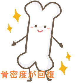 骨密度が回復 骨密度が回復