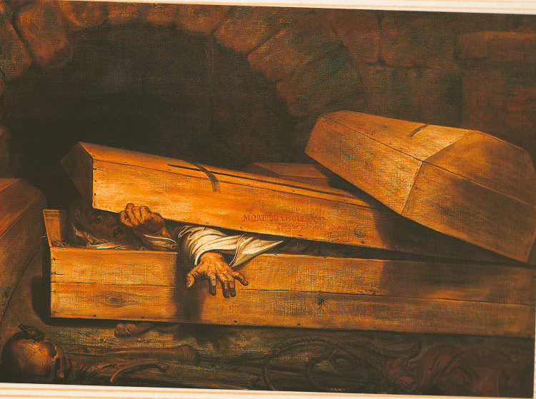 アントワーヌ・ヴィールツ『早すぎた埋葬』The Premature Burial(1854)2 アントワーヌ・ヴィールツ『早すぎた埋葬』The Premature Burial(1854)2